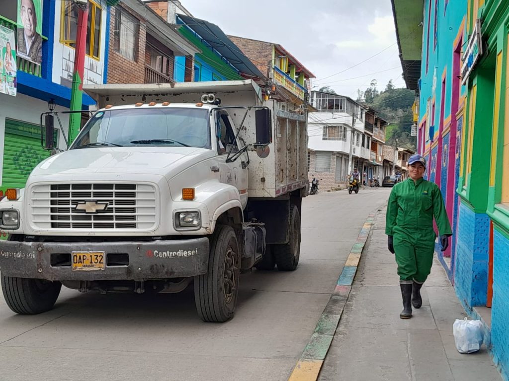 Recolección de residuos en el municipio